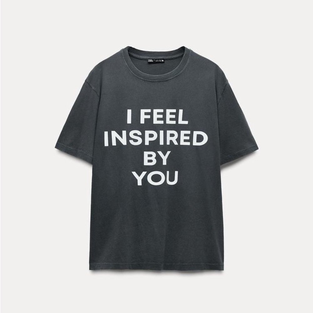 Size Small | Zara | Gray Graphic Tee